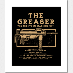 The Greaser - M3 Submachine Gun Posters and Art